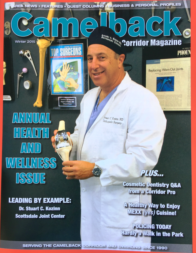 Magazine Dr Stuart Kozinn Md Totalknee Org Dr Stuart Kozinn Md